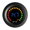 LED Digital Color Display Voltmeter Volt Panel Meter for 12V Car Motorcycle