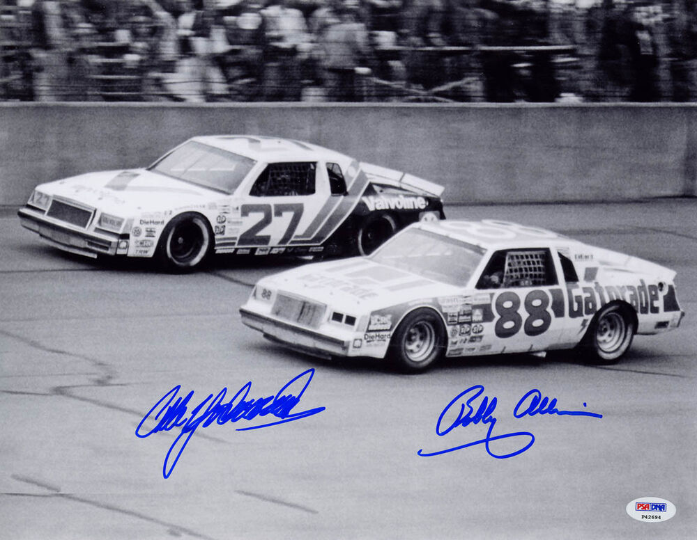 Cale Yarborough & Bobby Allison DUAL SIGNED 11x14 Photo Poster painting PSA/DNA AUTOGRAPHED