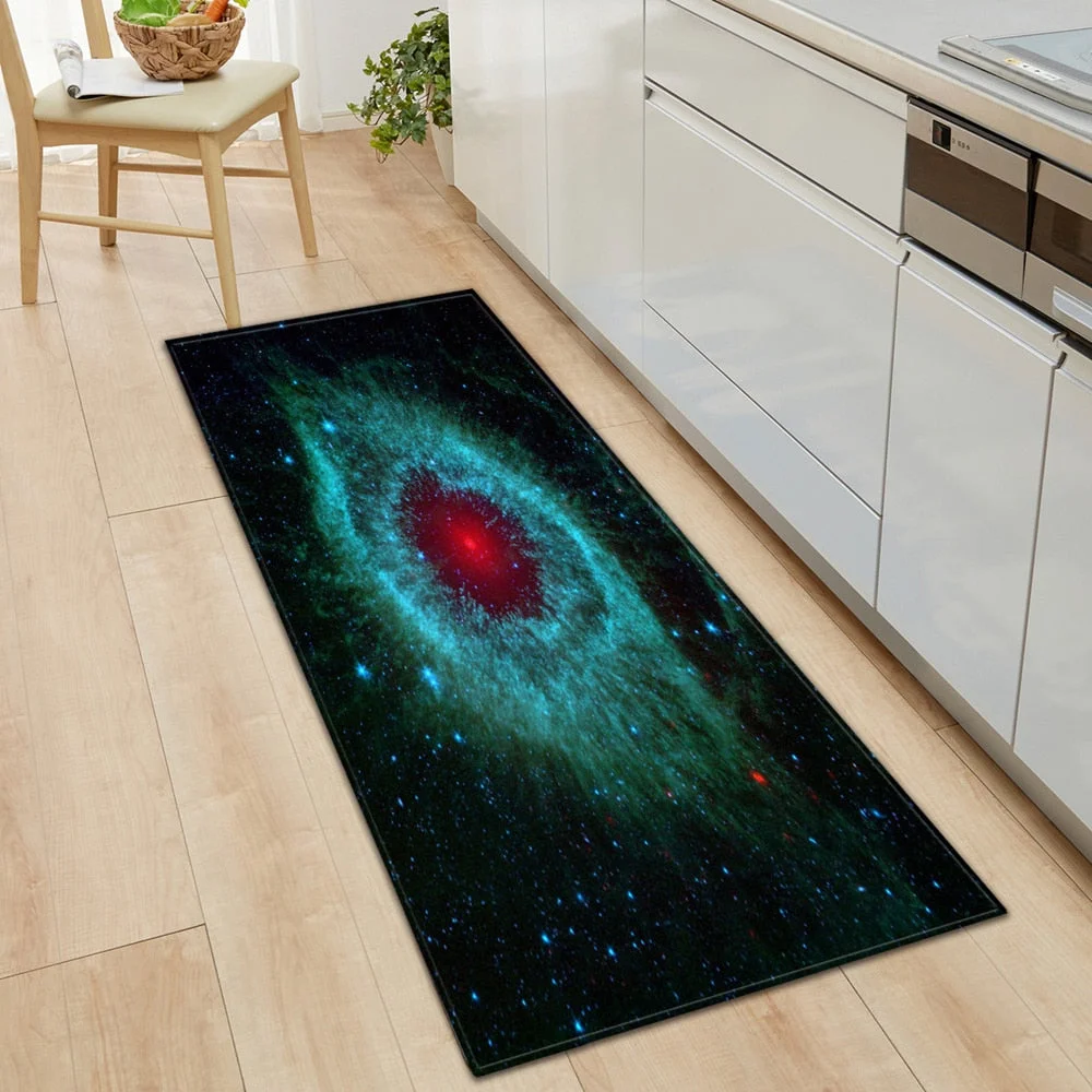 Modern Kitchen Floor Mat Microfiber Living Room Carpet Kitchen Anti-skid Mat Water-absorbent Door Mat Bedroom Decoration Carpet