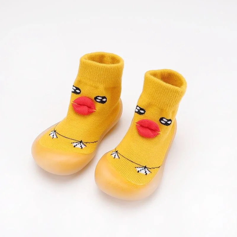 Baby Boy Girl Shoes Autumn Winter Spring Infant Nonslip Sock Kid Soft Rubber Sole Sock Toddler Shoes Anti-slip Floor Socks Shoes