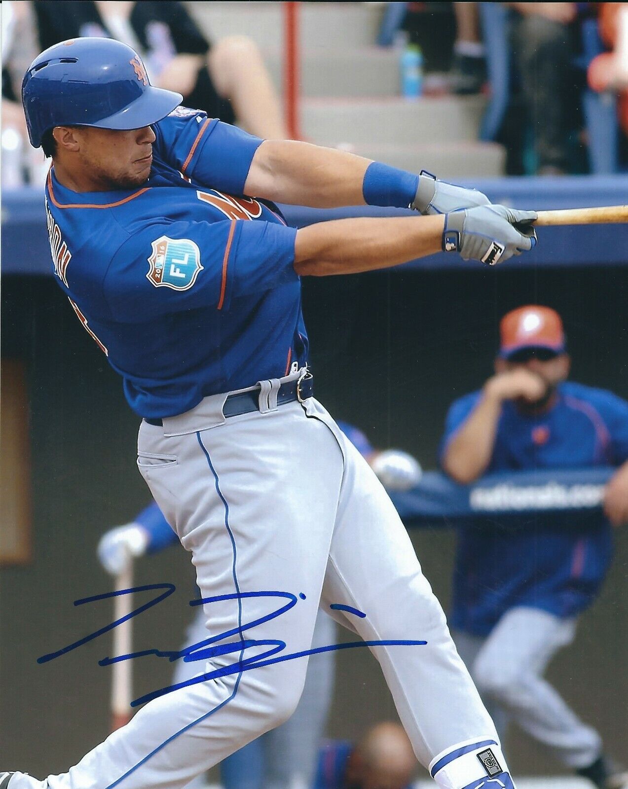 Signed 8x10 TRAVIS TAIJERON New York Mets Autographed Photo Poster painting - w/ COA