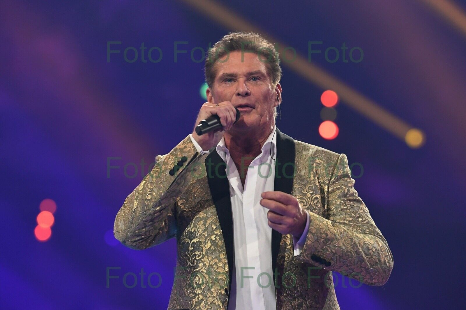 David Hasselhoff Musik Film TV Foto 20 x 30 cm ohne Autogramm (Be-2