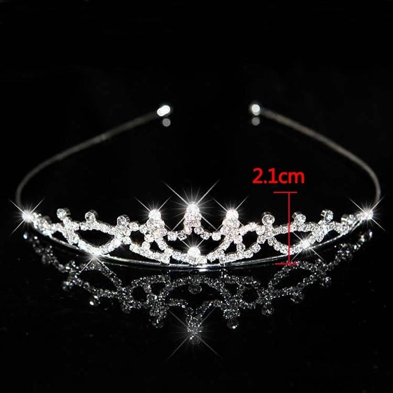 Women’s Elegant Glam Bridal Crown Metal Plating Inlay Artificial Pearls Rhinestones Crown