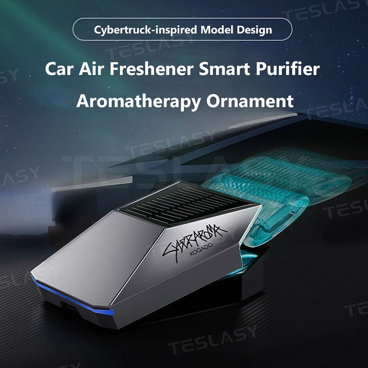 Teslasy Cybertruck Model Car Air Freshener Smart Purifier & Diffuser Decor