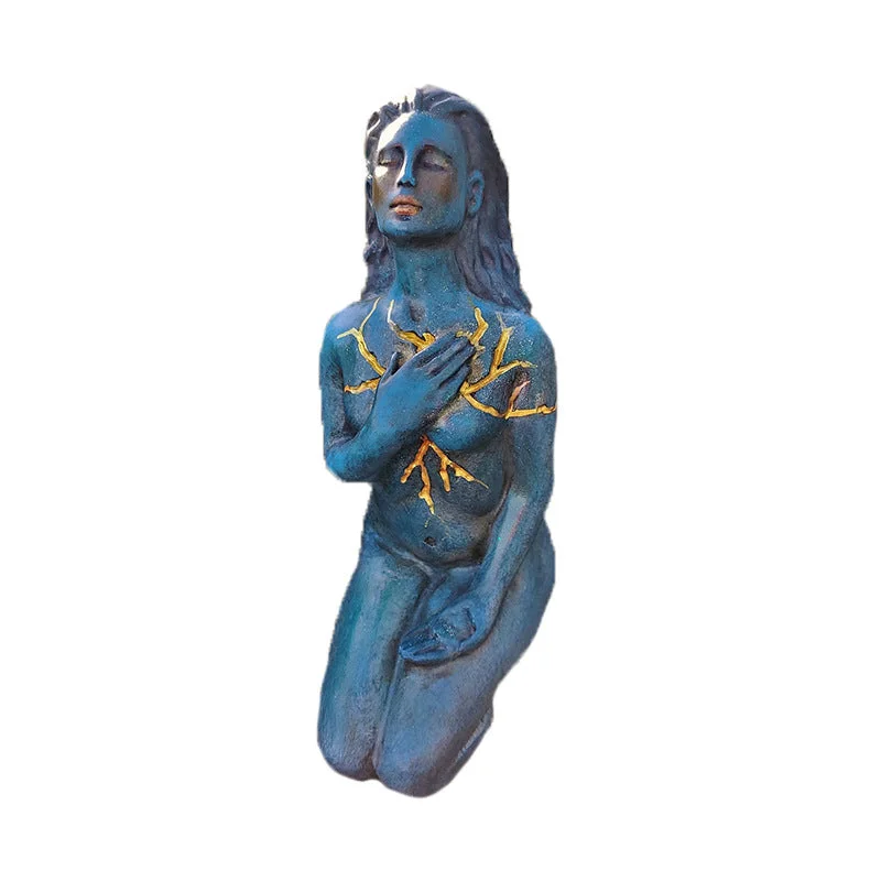 Healing Goddess Sculpture Self Love Statue By Shaping Spirit