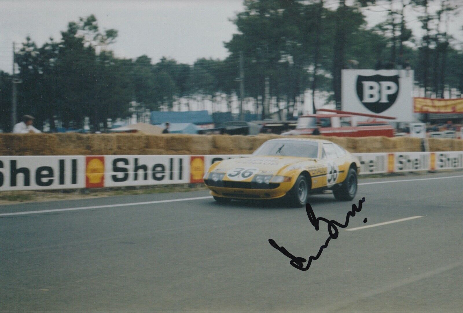 Derek Bell Hand Signed 12x8 Photo Poster painting Le Mans Autograph Ferrari