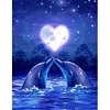 Diamond Painting -DIY Full Square Drill Dolphin Love