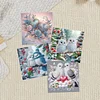 12pcs Diamond Painting Love and Peace Greeting Card Set with Envelope Daily Wishing Cards for Birthdays Thanksgiving & Special Occasion