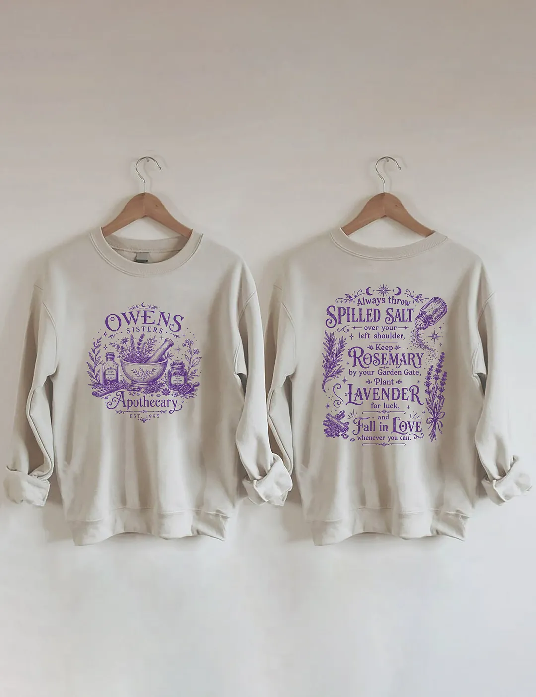 Magic Practical Owens Sisters Apothecary Sweatshirt