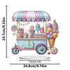 Ice Cream Cart - 5D DIY Ornament