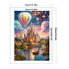 Castle Hot Air Balloon - 11CT Stamped Cross Stitch 40*60cm