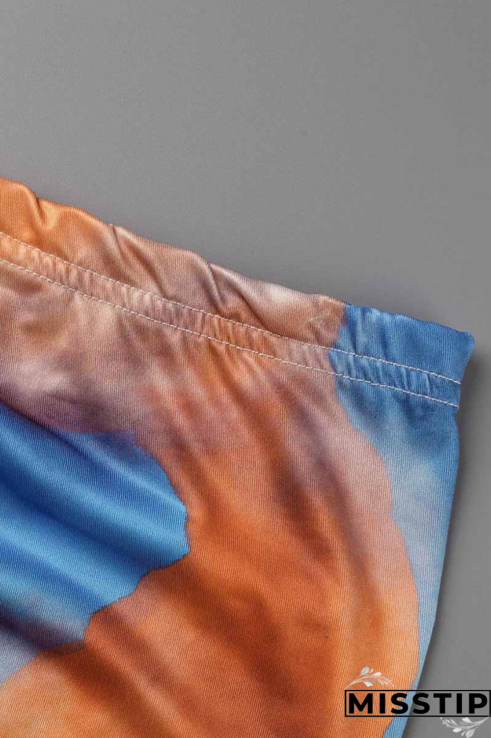 Leopard Print Fashion Street Print Patchwork Halter Sleeveless Two Pieces