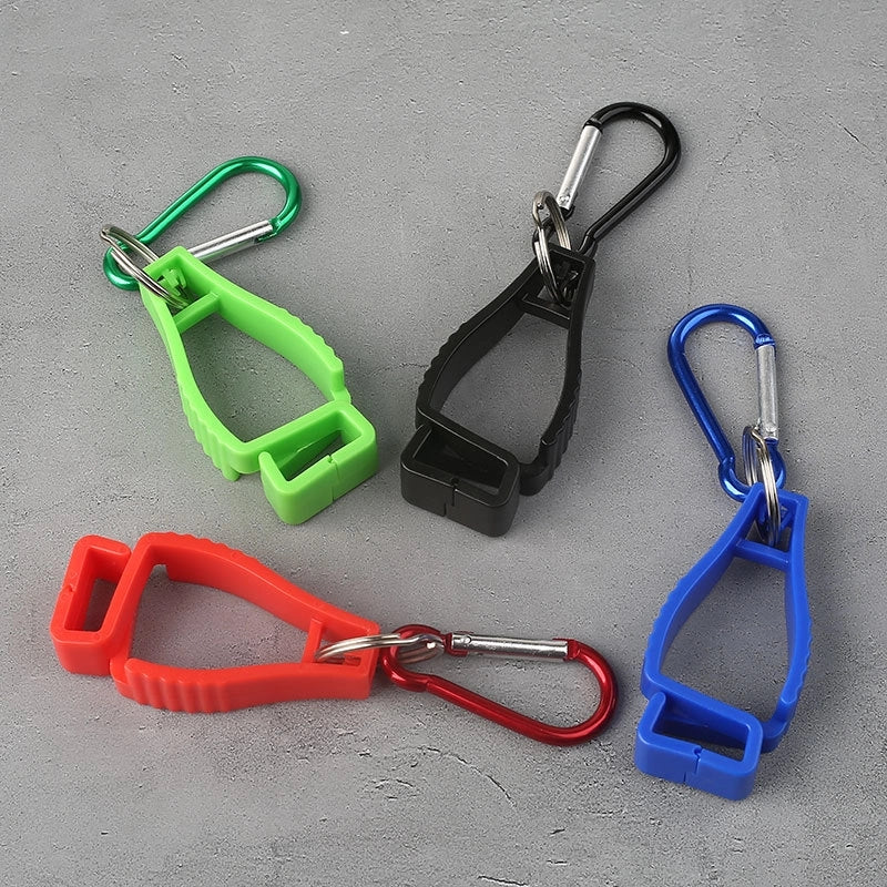 Glove Clip Labor Protection Multi-function Fastener Hook Outdoor Work Clip Anti-loss Buckle Gloveclip Black
