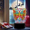 Butterfly DIY Diamond Painting LED Light Lamp Home Decor Craft Kit