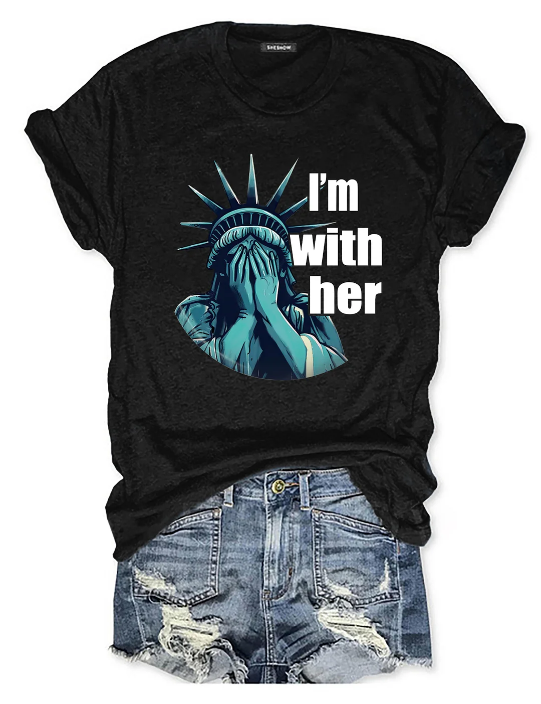 I'm With Her Sarcastic T-shirt