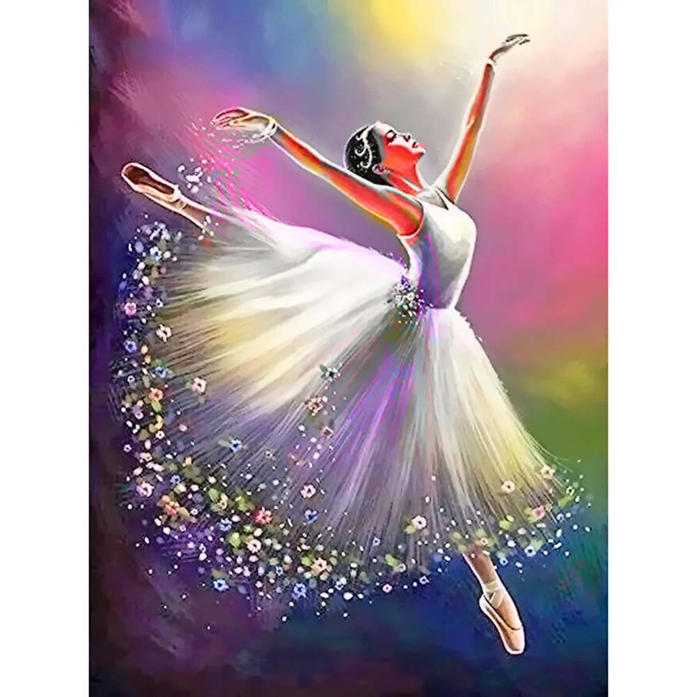 11CT Stamped Cross Stitch - Ballet girl(60*45cm)