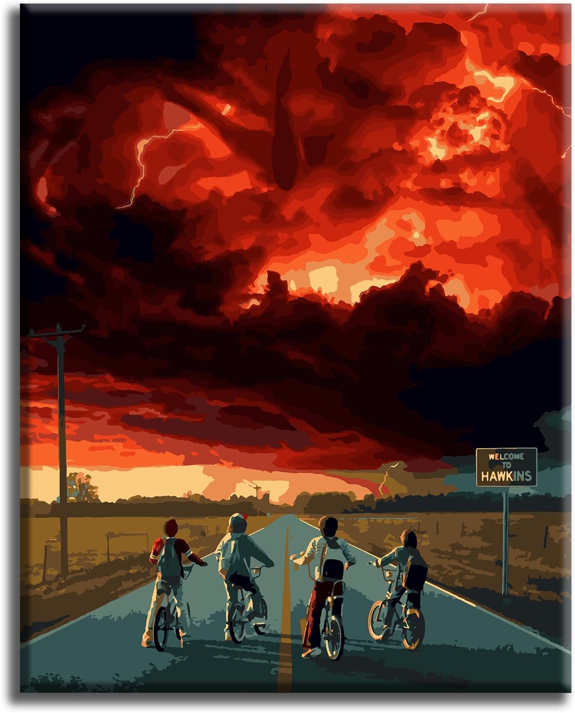 Stranger Things - Paint by Numbers - 30*40cm/40*50cm