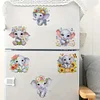 6Pcs Elefant - 5d DIY Handwerk Aufkleber Magnet