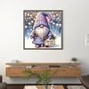 (Stamped/Counted) Christmas Gnome - 11CT Cross Stitch 40*40cm/15.75*15.75in