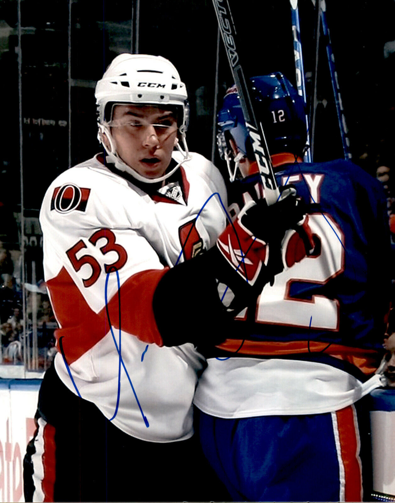 Ilya Zubov SIGNED 8x10 Photo Poster painting OTTAWA SENATORS #3