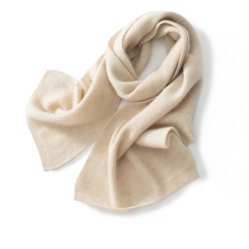 100% Cashmere Plain Scarf Classic REAL SILK LIFE