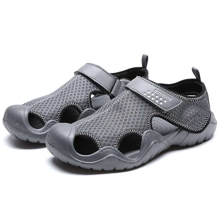 Men Nonslip Hook&loop Orthopedic Sandals Anti-collision Summer  Stunahome.com