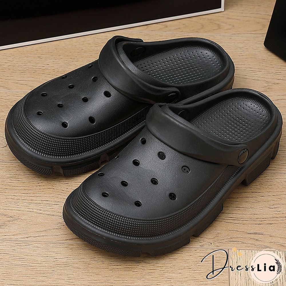 Platform Sandals Summer Women Slippers 6cm Wedges Sandals Outdoor Clogs Thick Street Beach Slide Flip Flops Garden Shoes