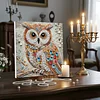 Framed Diamond Painting - Special Shaped - Owl(25x25cm)