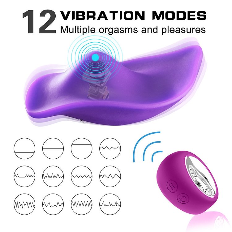 Wearable Panty Vibrator with Wireless Remote Control Rose Toy