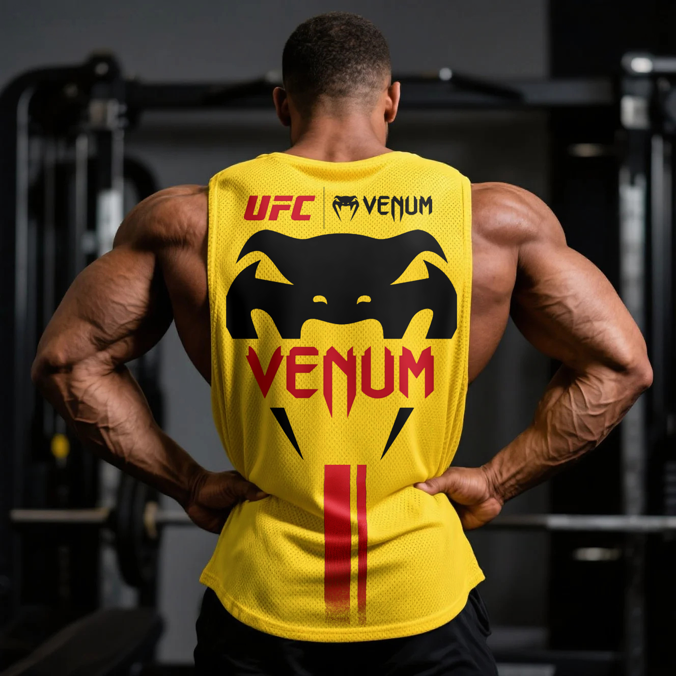 Oversized Loose And Comfortable Mesh Breathable Vest Fitness Sports Extreme Fighting Print Vest / TECHWEAR CLUB / Techwear