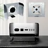 Under Desk Mount for Apple Mac Mini M4 Metal Monitor Holder Wall Mount Stand