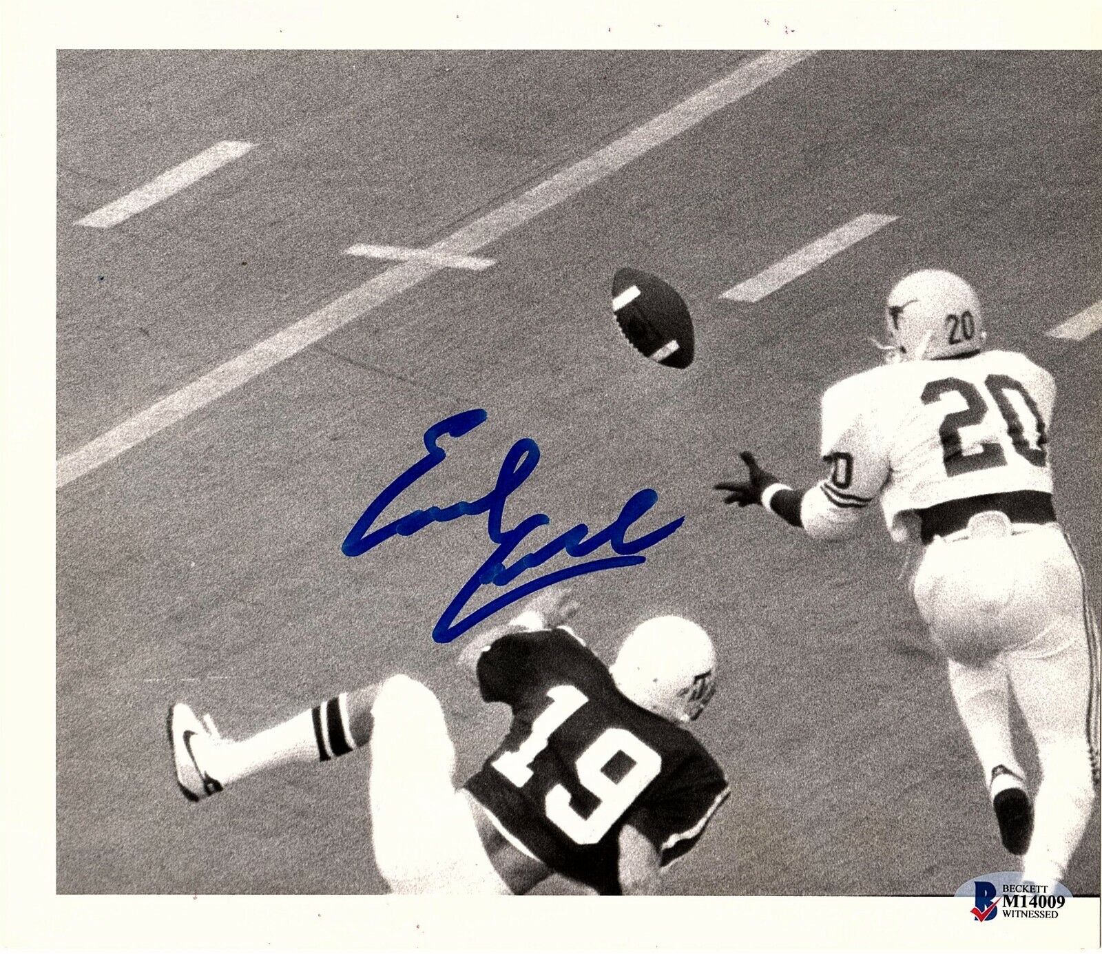 EARL CAMPBELL Signed Autographed 8X9 Photo Poster painting TEXAS LONGHORNS