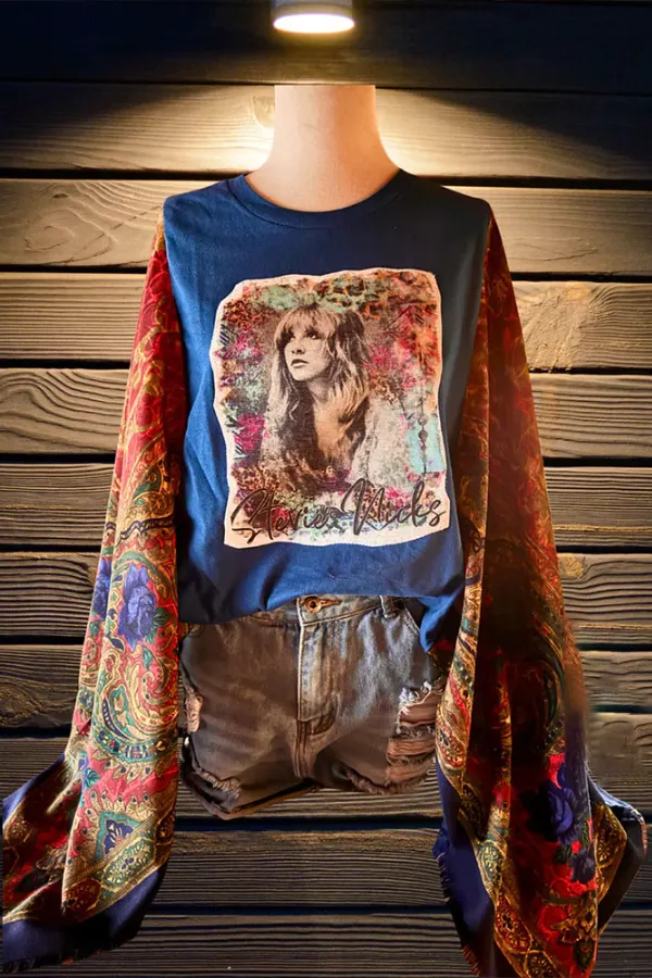 Stevie Nicks Pattern Mix & Match Tee（No Patch）