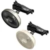 USB Powered Car Fan for Backseat 3 Speeds and 300 Degree Adjustable Vehicle Rear Headrest Fan for Universal Cars SUV Sedan Trucks