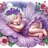 (Multi-Style)Flower Fairy-Partial Special Shaped Diamond Painting 30*30CM