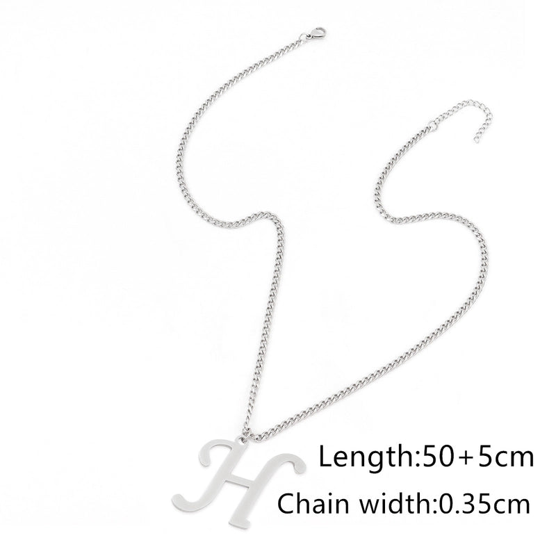 Retro Minimalist Classic Style Letter 201 Stainless Steel 304 Stainless Steel Men’s Pendant Necklace