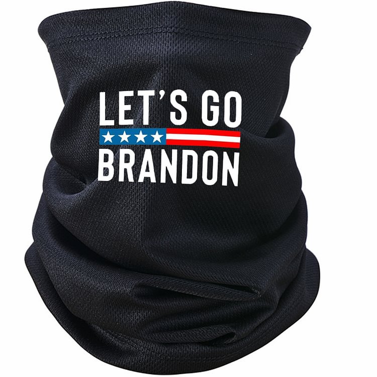 Let's Go Brandon Printed Outdoor Sports Windproof Face Mask Scarf