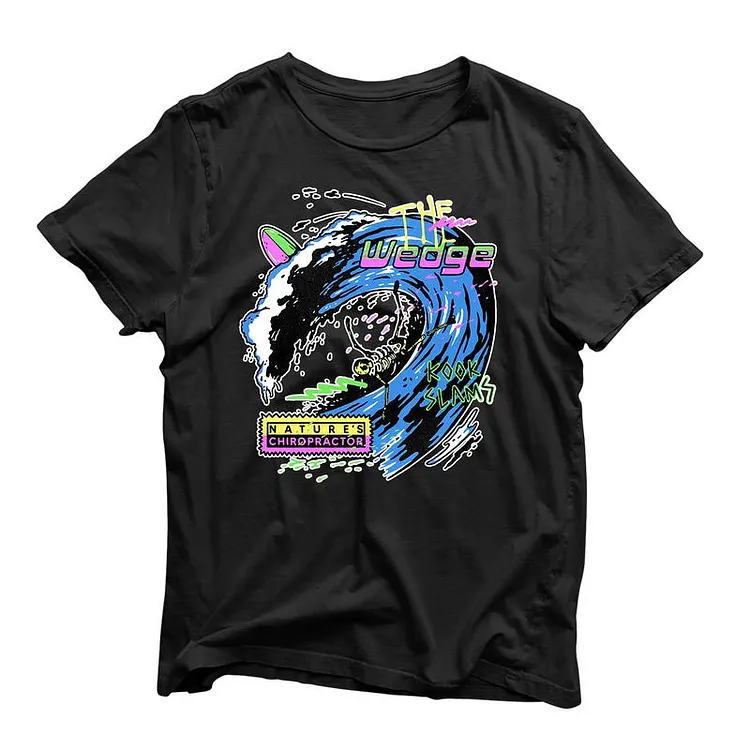 The Wedge Kook Slams Nature's Chiropractor Printed Men's T-shirt