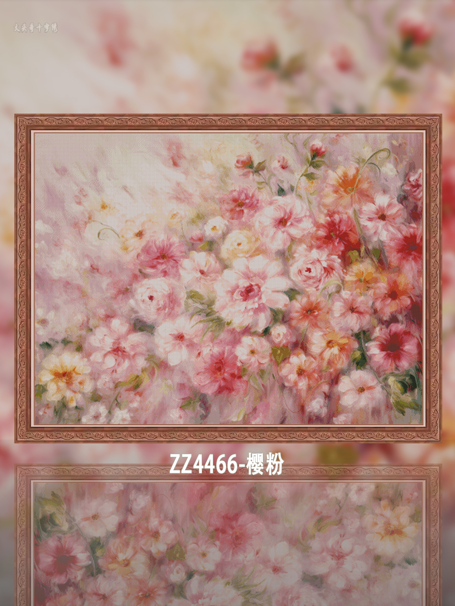 [ZZ4466-Sakura powder]  Painting Fairy Cross Stitch