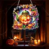 Acrylic Special Shape Halloween Hummingbird DIY Diamond Painting Hanging Pendant Kit