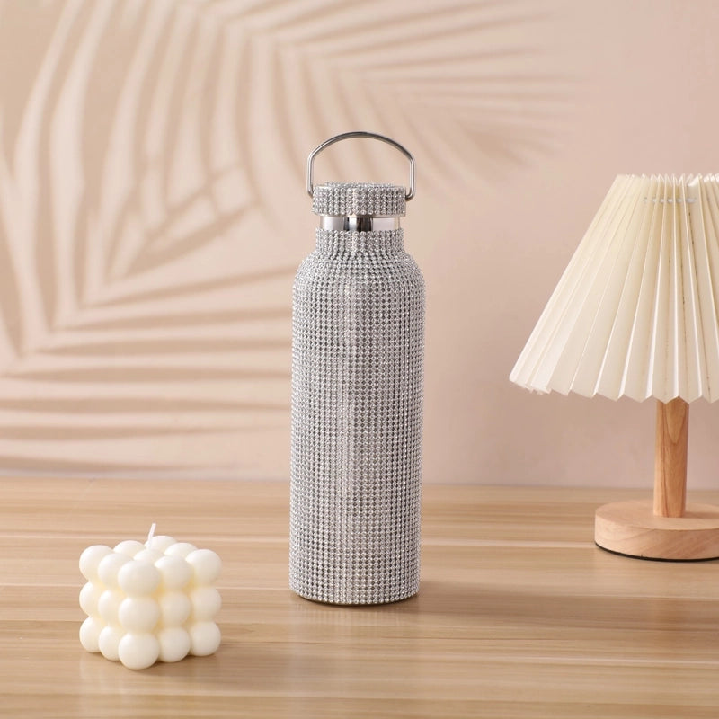 Casual Solid Color Stainless Steel Water Bottles 1 Piece