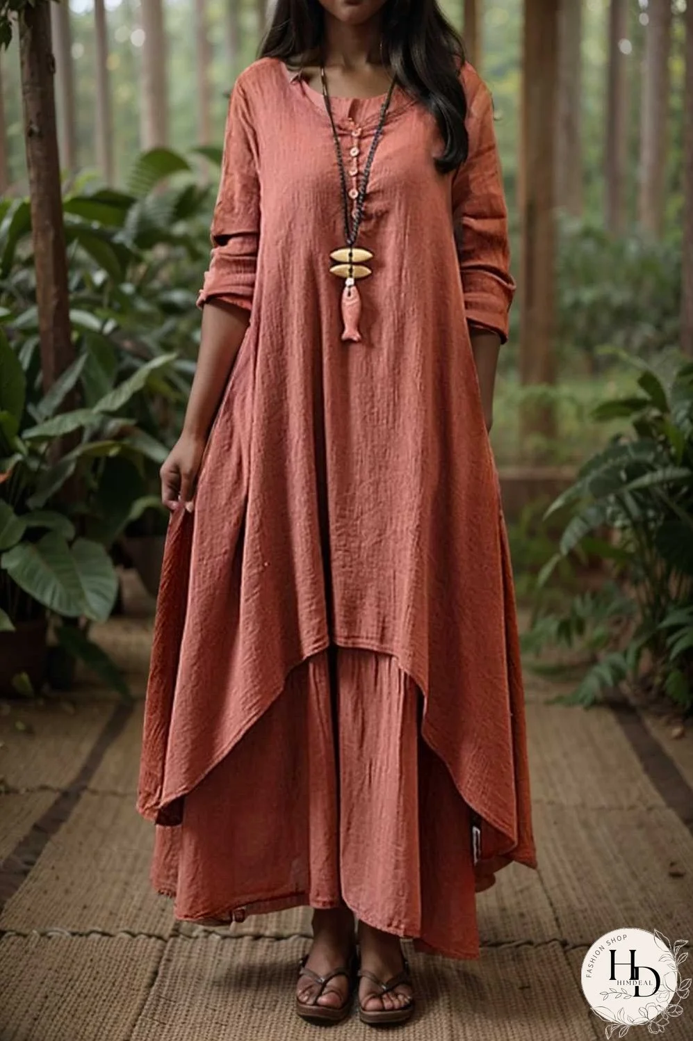 women s plus size casual dress swing dress solid color long dress maxi dress long sleeve button two piece v neck