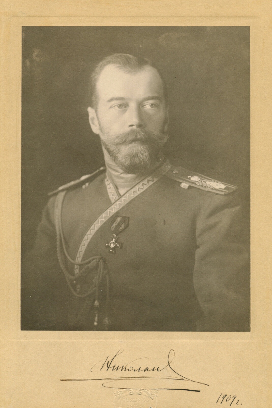 NICHOLAS II Signed Photo Poster paintinggraph - Emperor / Russian Royalty - preprint