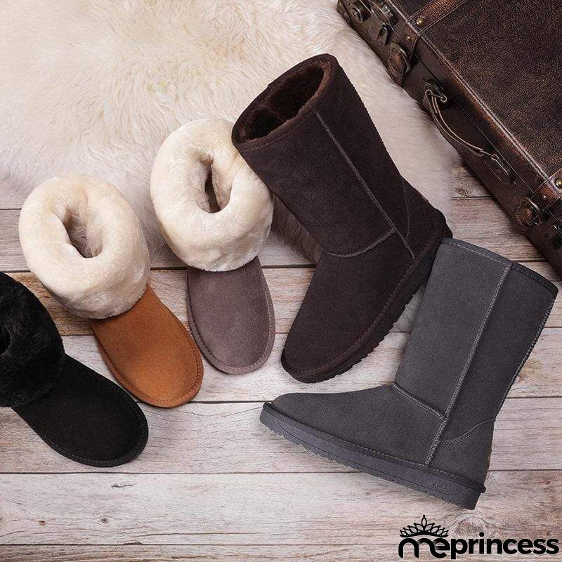 Faux Fur Waterproof Winter Boots