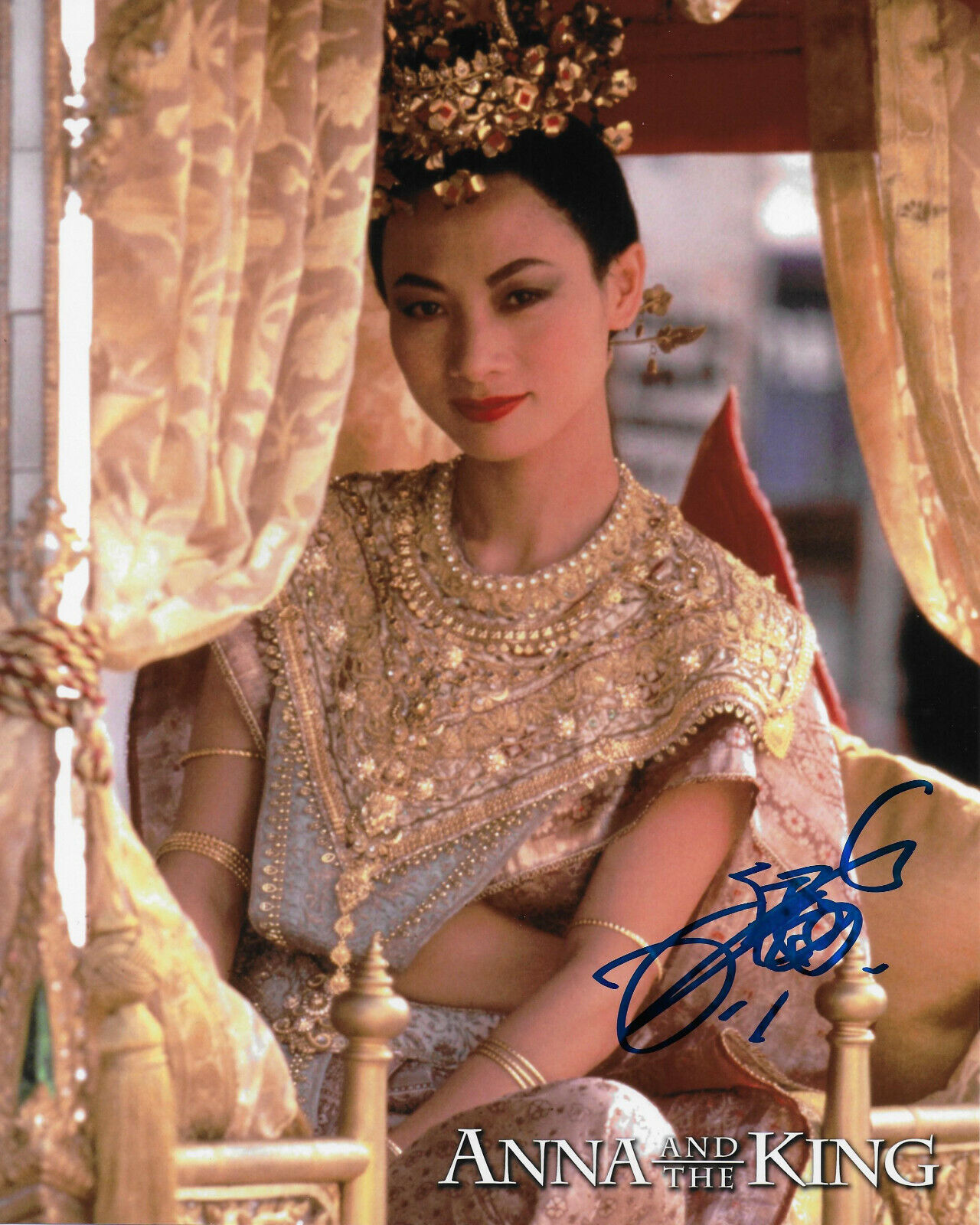 Bai Ling Anna and the King Original Autographed 8X10 Photo Poster painting