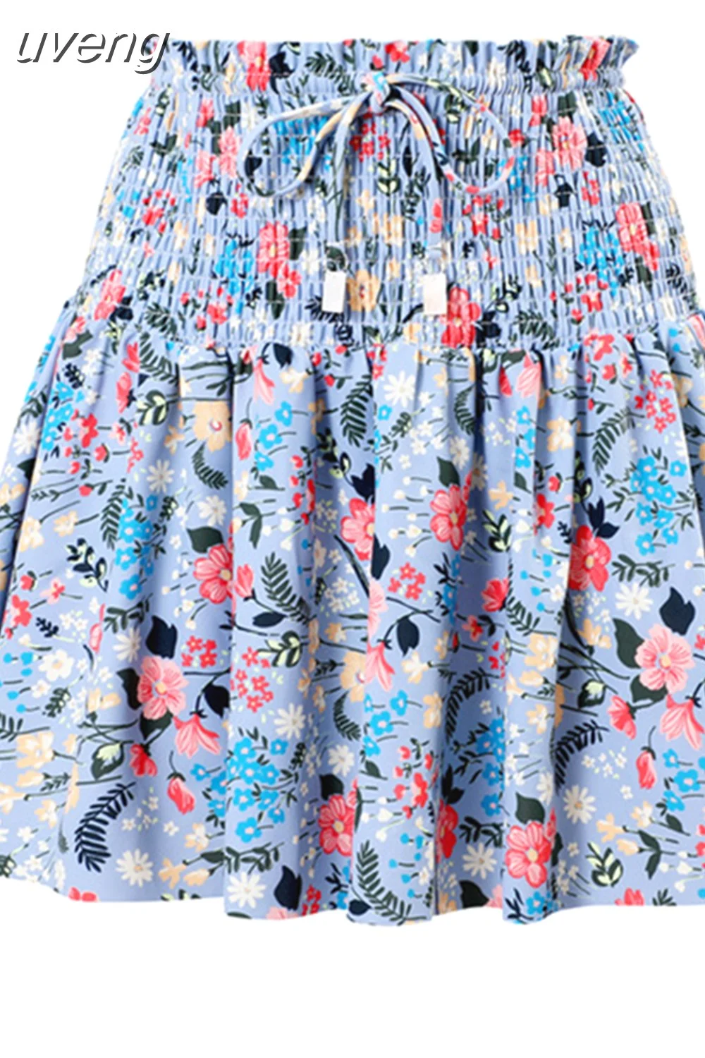 uveng New Fashion One Piece Swimsuit and Skirt Women Reversible Swimwear Luxury Bowknot Beach Dress Brazilian Bathing Suit Summer