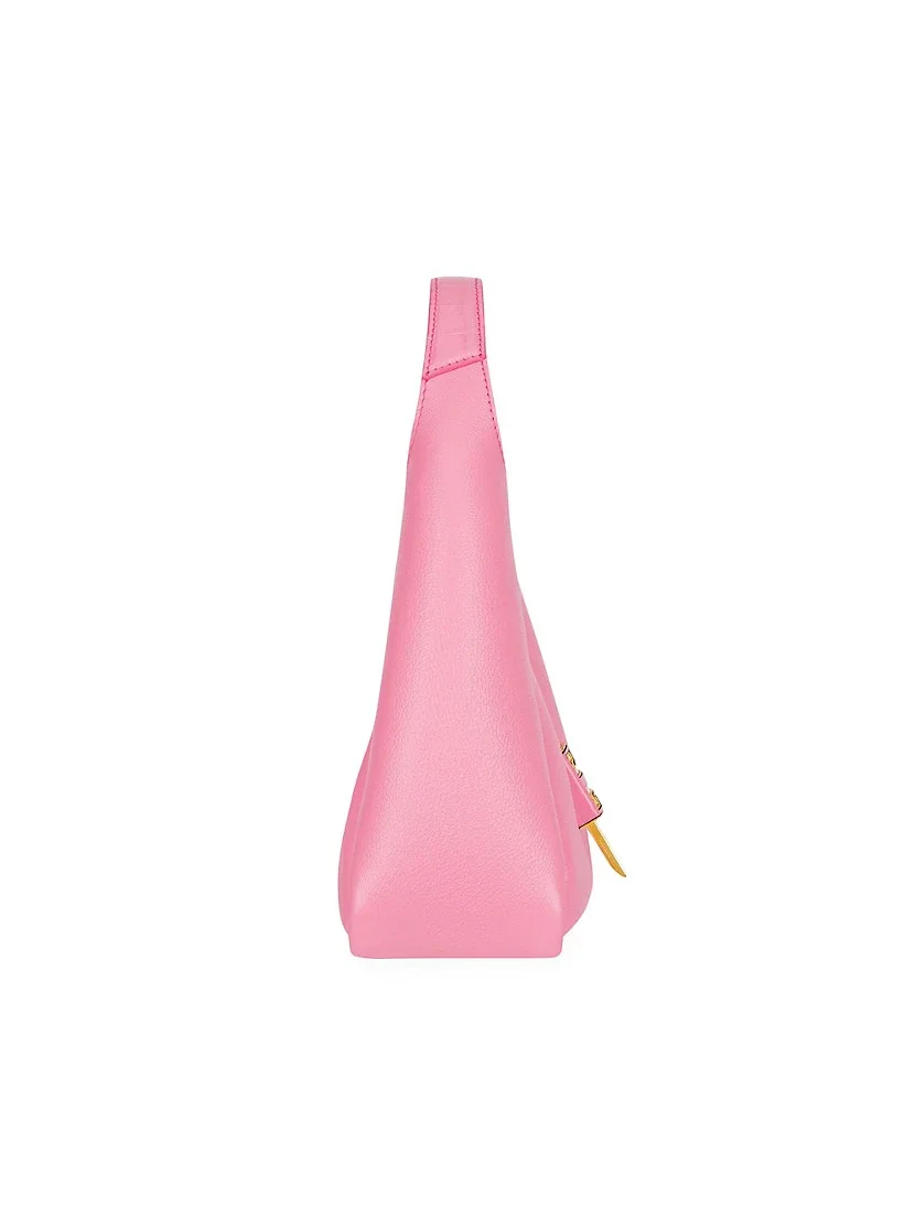 Givenchy Mini G-Hobo Bag In Smooth Leather Bright Pink