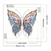 5D DIY Partial Special Shaped Drill Diamond Painting Wings Decoration 30x30cm