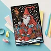 DIY Santa Claus Special Shaped Diamond Painting Notebook