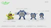1/20 Scale World Zukan Poliwag Set - Pokemon Statue - SK Studios